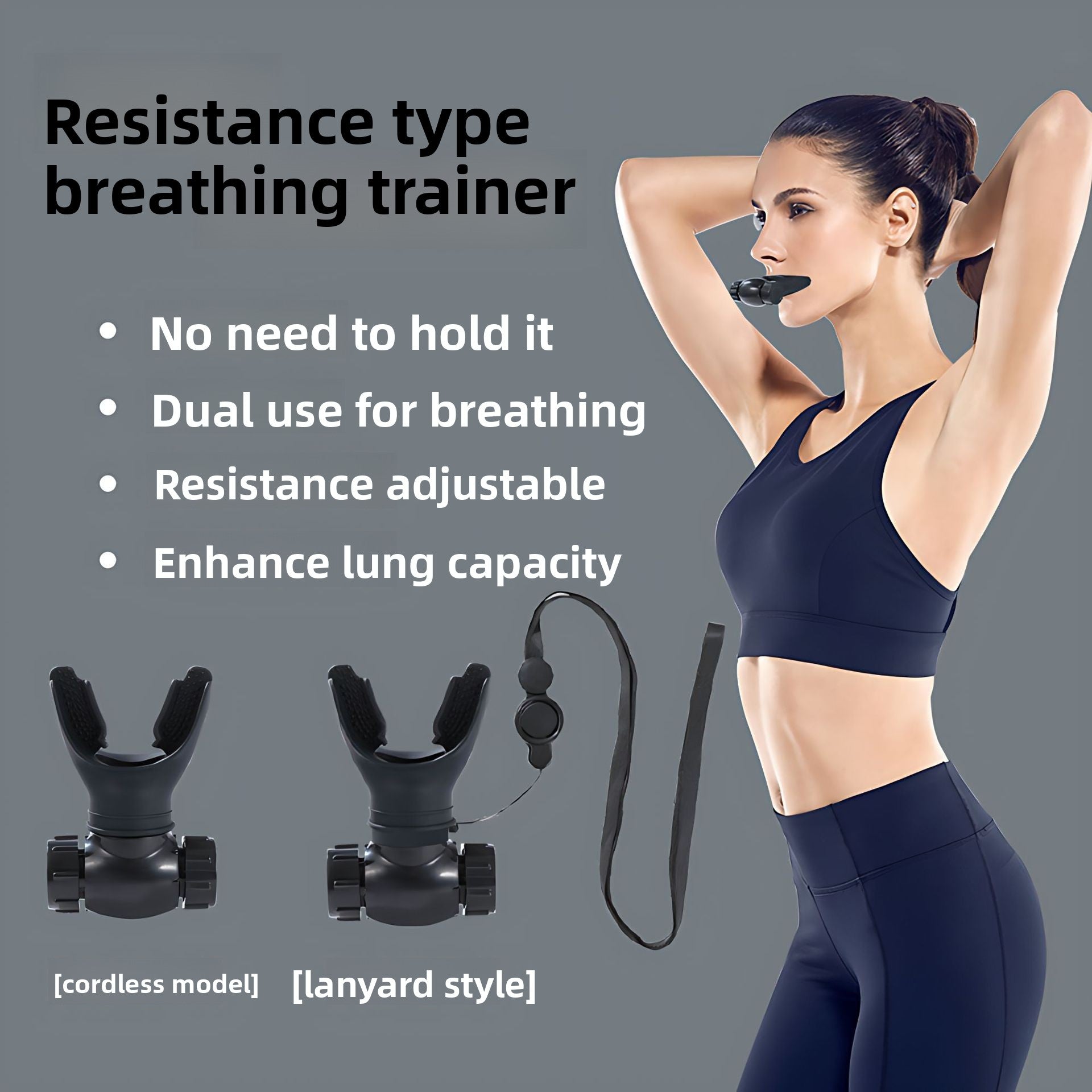 Pulmonary capacity functional breathing trainer